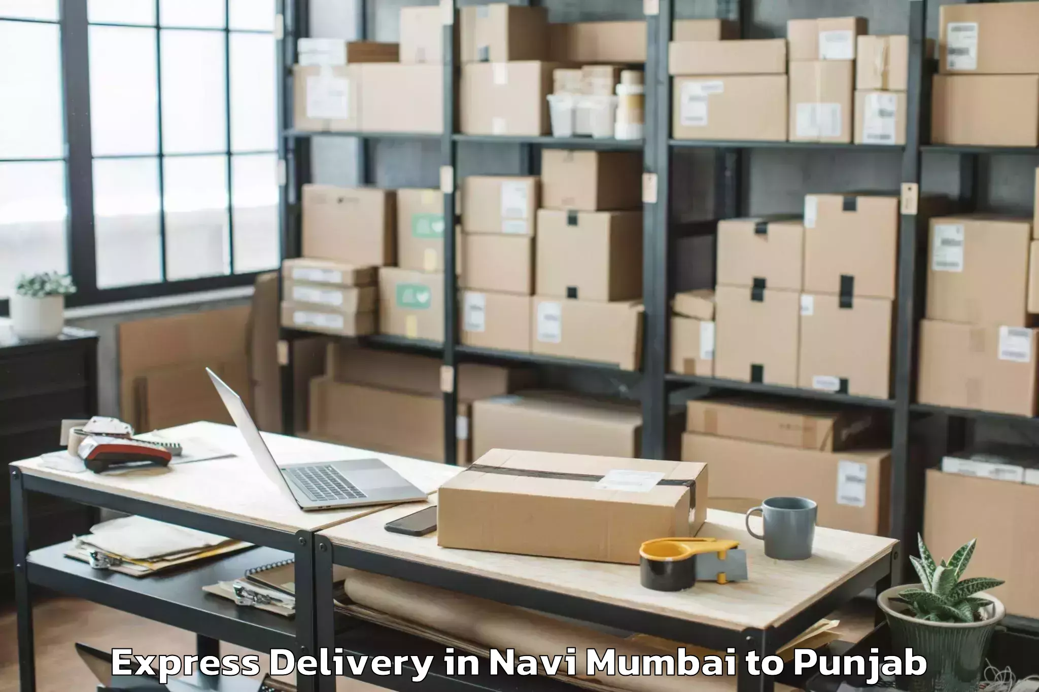 Book Your Navi Mumbai to Talwandi Bhai Express Delivery Today